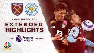 West Ham United v. Leicester City | PREMIER LEAGUE HIGHLIGHTS | 2/27/2025 | NBC Sports