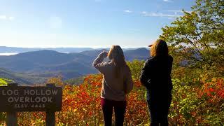 Fall Color on the Blue Ridge Parkway in Asheville, N.C. (2017)