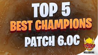 WILD RIFT | Top 5 Best Champions In Patch 6.0C