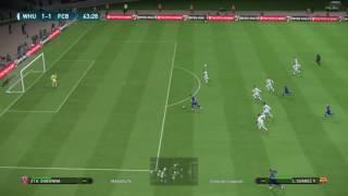 Suarez Fantastic Curved Goal PES 2017 !