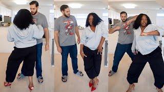 Teaching my husband AFRICAN dance moves