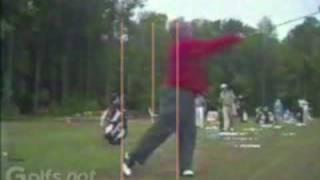 Moe Norman Driver Swing - Down the Line and Face On with Lines