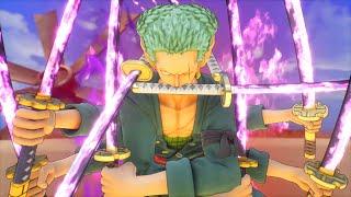 One Piece Odyssey - Zoro Complete Moveset Max Level 99 Gameplay (4K 60fps) ワンピース オデッセイ