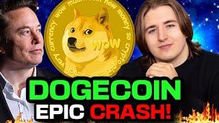 DOGECOIN CRASHING! (DOGE Price WARNING?!?) How Low Can Elon's DOGE Go?