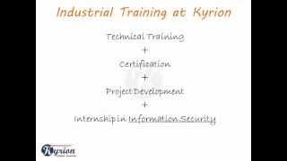 6 Months Industrial Training cum Internship Opportunity (2013)