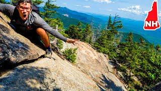 Hiking the TERRIFYING Blueberry Ledges of Mt Whiteface | White Mountains New Hampshire