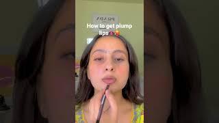 How to get plump lips🫣 #makeuptutorial #fashionshorts #pinterest #aesthetic #ideas #makeup