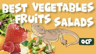 Best Fruits, Vegetables, and Salads for Bearded Dragons