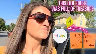 Couldn't Believe This Packed Old House!! - Ebay Reseller Estate Sale - Estate Sale Haul