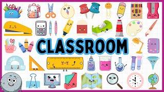 Exploring 36 Fun Classroom Objects for Kids - Learn Classroom Objects/ Items for Children