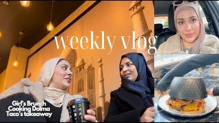 weekly vlog  cooking dolma | eating tacos | girls brunch  | car rides | hospital appointment