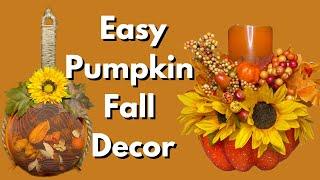 Easy Fall DIY | Dollar Tree Fall Decor | Dollar Tree Fall DIY | Dollar Tree Fall Home Decor