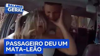 Reportagem do Dia: Câmera em carro flagra motorista de aplicativo sendo agredida por passageiro