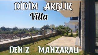 DİDİM Akbük'de Satılık Villa: Doğa İçinde Deniz Manzaralı Havuzlu Villa #didim #akbük #deniz #villa