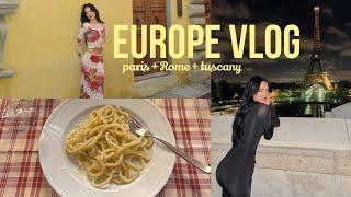 Europe vlog...(Paris + Rome + Tuscany)