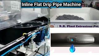 Flat Drip irrigation pipe machine I LLDPE Pipe I Flat Drip Pipe| Drip Pipe I Lateral Pipe | Pipe