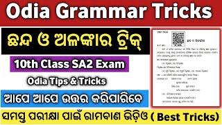 ଅଳଙ୍କାର | Alankar Tricks | Alankar Tricks in Odia | Alankar Tricks Class 10 | Alankar Odia Grammar