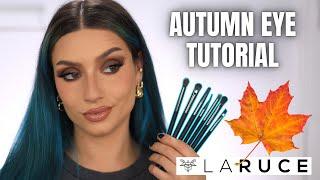 AUTUMN EYE LOOK FT. LARUCE BRUSHES | FALL MAKEUP TUTORIAL 2021 | CREATIVE CLICHE