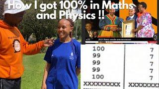 How I got 100% in Maths and Physics |7 distinctions