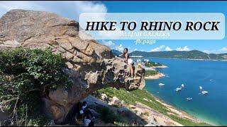 rhino rock hike in hongkong