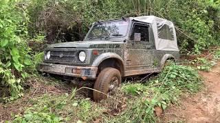 Maruti suzuki 4x4 gypsy king SUV ka power offroading