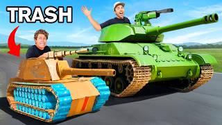 Build a Tank With Trash, Win $1,000! (ft. Mark Rober)