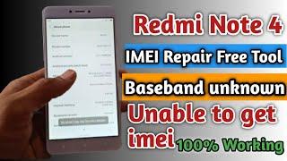 mi note4 Unable to Get imei|| mi Note4 Imei Repair||imei nul || baseband unknown Solution Free tool