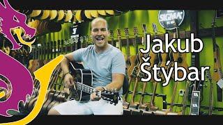 Jakub Štýbar vybírá kytaru v Hudebním Světě - Sigma Guitars DM-SG5-BK