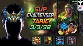 Taric Support Build Locket of the Iron Solari Glacial Augment - LOL KR Challenger Patch 14.22