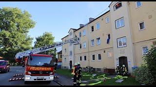 Memmingen | Siebdächer stellt Abbruchhaus für Feuerwehrgroßübung zur Verfügung