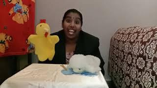 THE WOLF AND THE SEVEN LAMBS PUPPET SHOW BY TEACHER REENA