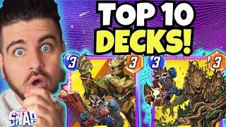 My Top 10 Day 1 Decks For Rocket And Groot! | Best Rocket And Groot Decks In Marvel SNAP