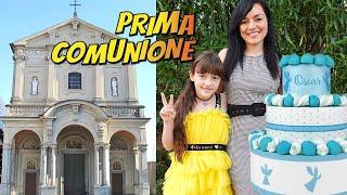 VLOG! ANDIAMO ALLA PRIMA COMUNIONE DEL CUGINETTO OSCAR - Sofi e Moni