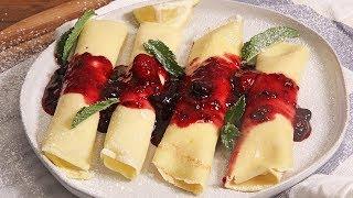 Berries & Cream Crepes