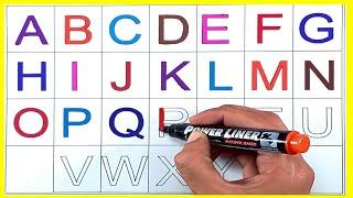 Tracing Letters | Tracing Letters For Kids | Tracing With Colours  | Tracing ABC