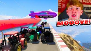 Over 1 hour of Angry Ginge RAGE on GTA online races (ep 41)