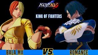 KOFXV Bala  Vs Romance - Long Time KOFXIII players Jump on KOF XV - NICE SET