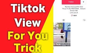 Tiktok foryou trick 2022 || Tiktok video viral trick || Tiktok foryou setting