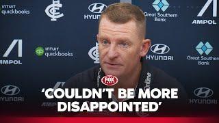 Voss on where it all went wrong and how Carlton can come back | Carlton Press Conference | Fox Footy