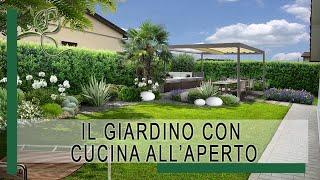 Il giardino con cucina all'aperto42