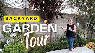 A Walk Through My Garden ~ My First Backyard GARDEN TOUR ! 