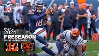 Cincinnati Bengals vs. Chicago Bears | 2024 Preseason Week 2 Game Highlights