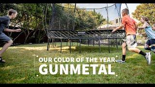 Dreaming of a Stylish and Fun Backyard? Discover the New Gunmetal Trampoline.