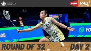 YONEX All England Open Badminton Championships 2025 | Day 2 | Court 2 | Round of 32