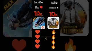 free fire vs pubg #freefire #vs #pubgmobile