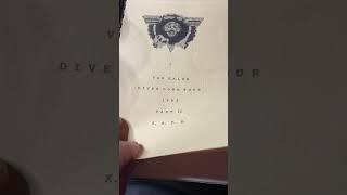 Ed Anderson`s 1982 Tour Itinerary Book
