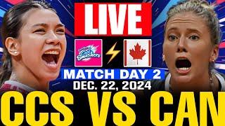 LIVE NOW - CREAMLINE VS. CANADA | EXHIBITION MATCH DAY 2 | DECEMBER 22, 2024 #livenow