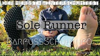 Vorstellung Sole Runner – Barfußschuhe Test Winter 2022