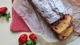 Ягідний СЕЗОН розпочато! || Полуничний хлібчик || Strawberry bread || Покроковий рецепт