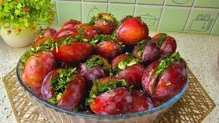 There is no better recipe for pickled plumsCook and enjoy! It is delicious!